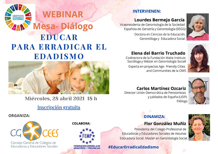 CGCEES Webinar Mesa-Diálogo: «Educar para erradicar el Edadismo»