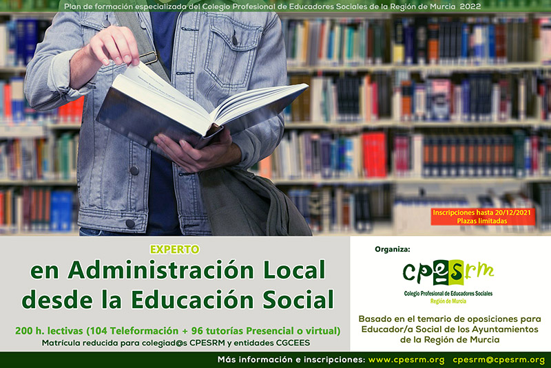 Experto en Administración Local desde la Educación Social