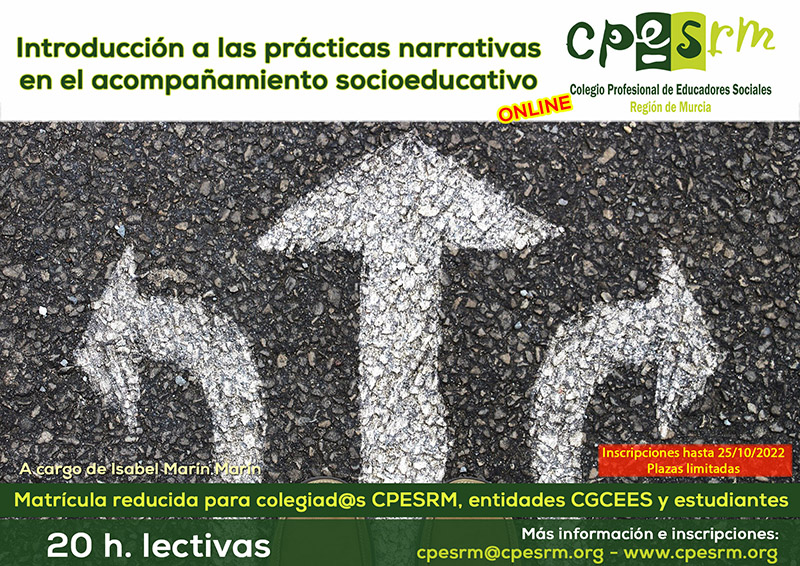 Curso FEX Prácticas Narrativas en el acompañamiento socioeducativo